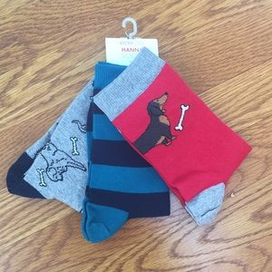 NWT Hanna Andersson boys’ socks 2 brand new packs each size 3Y / 5Y